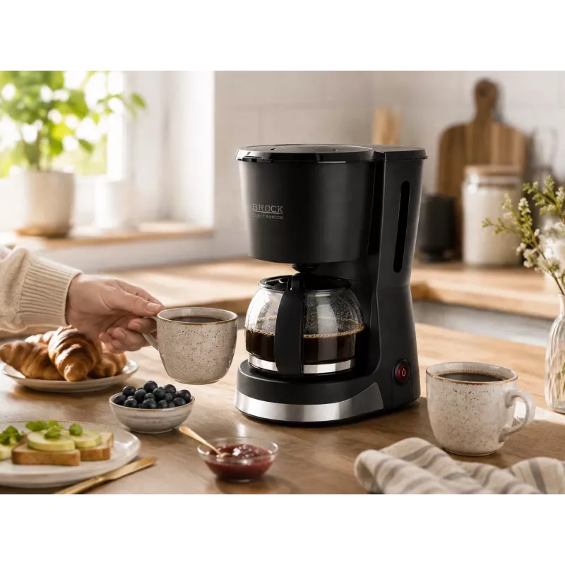Brock CM 1501 SS Cafetera de filtro 1,5L 915-1080W Negro