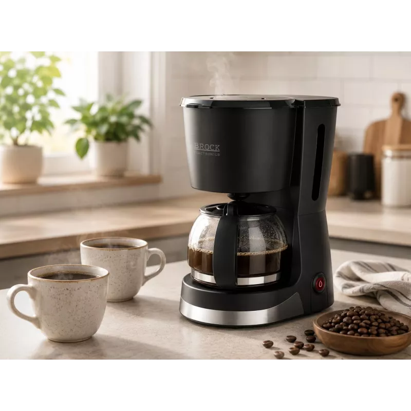 Brock CM 1501 SS Cafetera de filtro 1,5L 915-1080W Negro