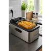 Brock DF 3001 SS Freidora 3,2L 2200W Negro/Acero inoxidable