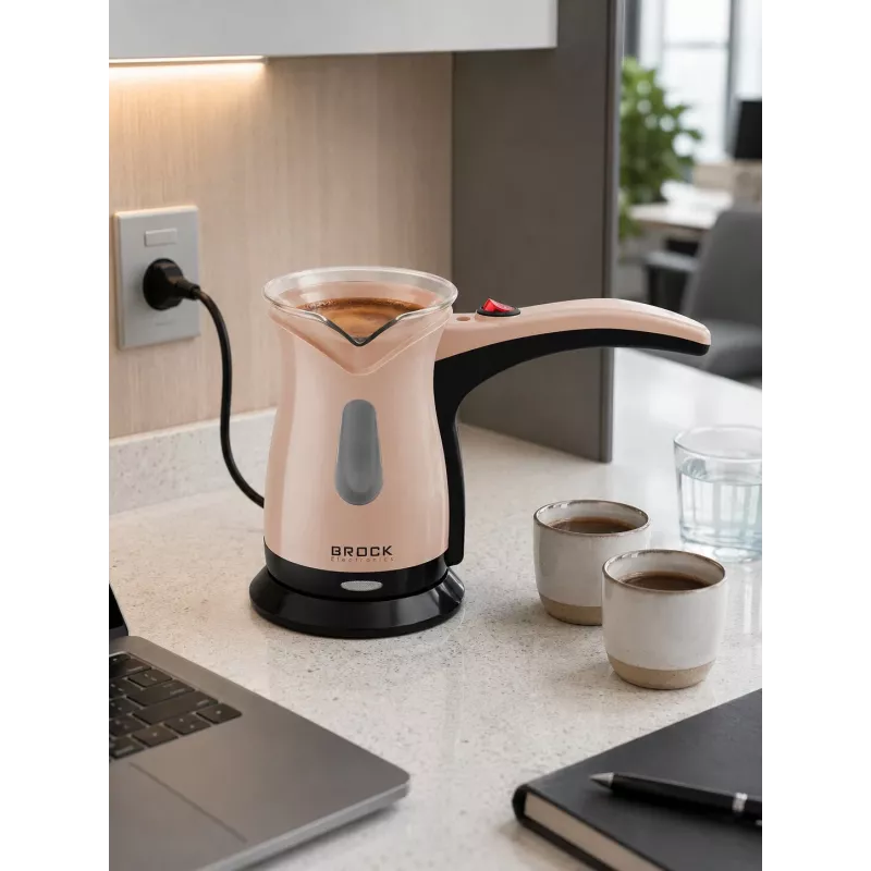 Brock ECP 106 Cafetera turca 0,5L 500W crema/negro
