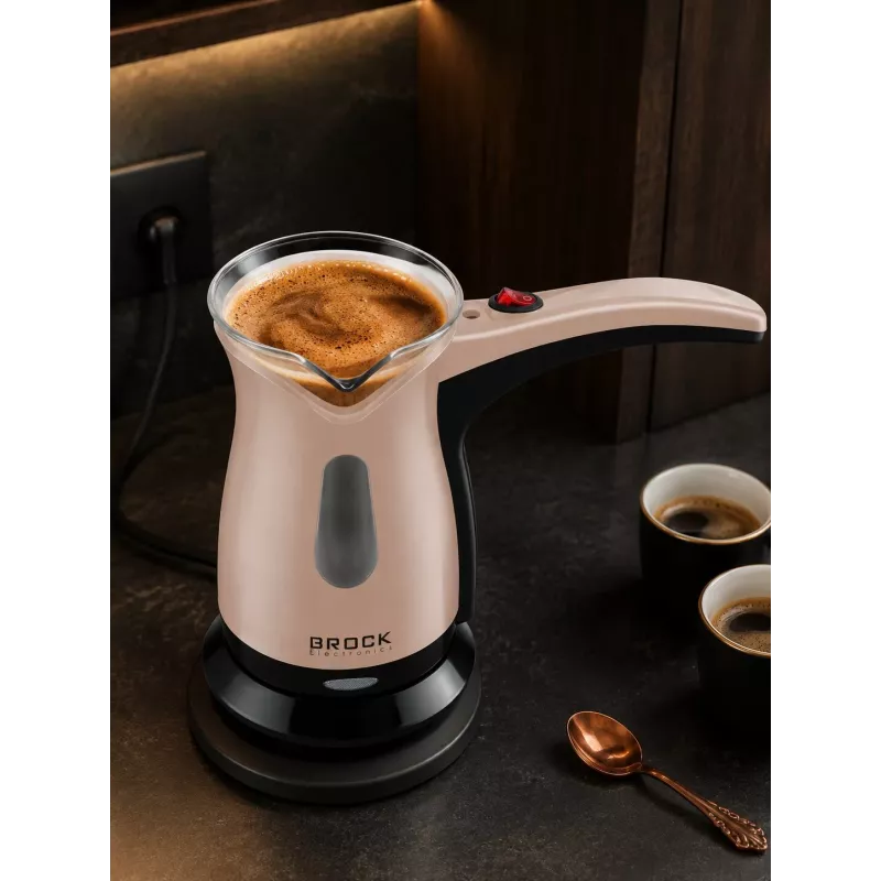Brock ECP 106 Cafetera turca 0,5L 500W crema/negro