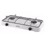 Brock GS 002 W Cocina de gas de dos fuegos, blanca
