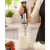 Brock HB 8001 S Batidora de mano 700W, Negro/Acero inoxidable