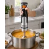 Brock HB 8001 S Batidora de mano 700W, Negro/Acero inoxidable