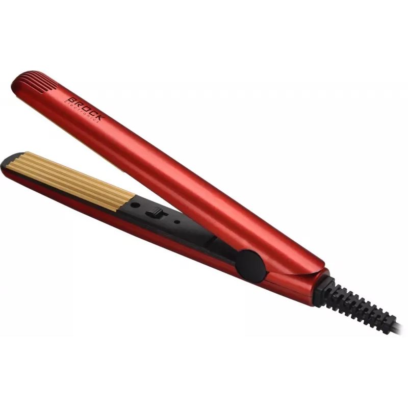 Mini crimper de pelo Brock HC 2002 RD, 39 W, rojo