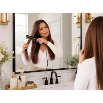 Brock HC 5001 BK Plancha de pelo 60W, negro