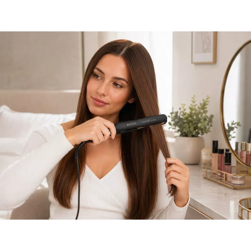 Brock HC 5001 BK Plancha de pelo 60W, negro