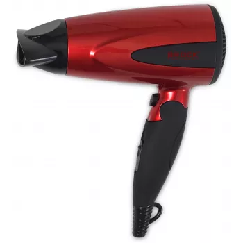 Brock HD 8501 RD Secador de pelo 1600W, rojo