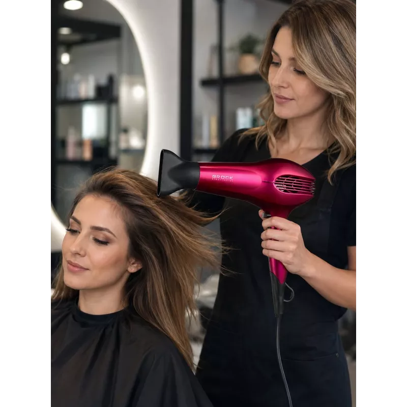 Brock HD 9501 PK Secador de pelo 1800W, rosa