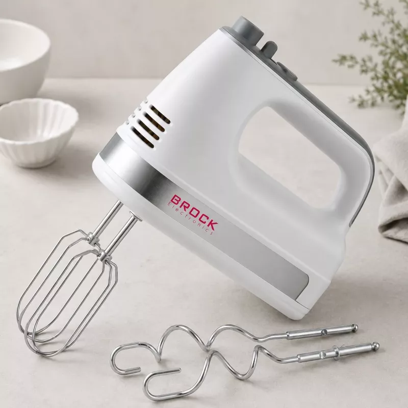 Brock HM 5003 WH Batidora de mano 300W, blanco