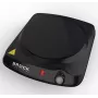 Brock HPI 3001 BK Placa de cocción individual 1200W, 17,7 cm, negra