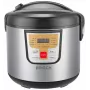 Brock MC 1000 olla multifunción, 5L, 900W, 10 en 1, pantalla LED, negro/plata