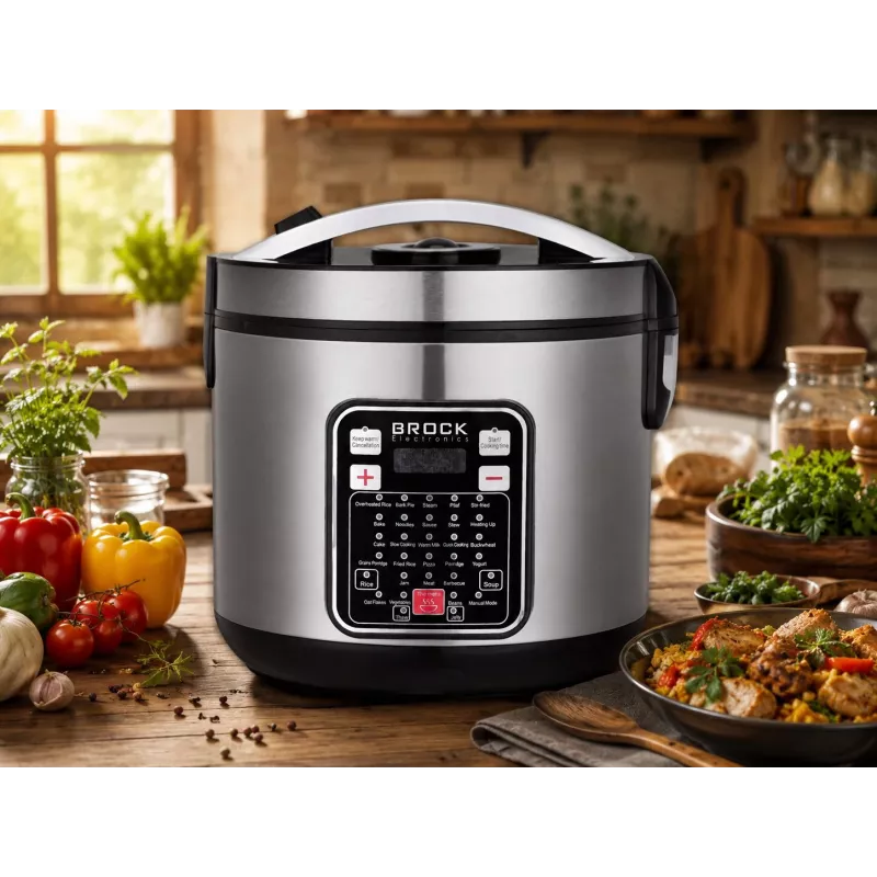 Brock MC 3203 Olla multifunción 5L 900W Negro/Acero inoxidable