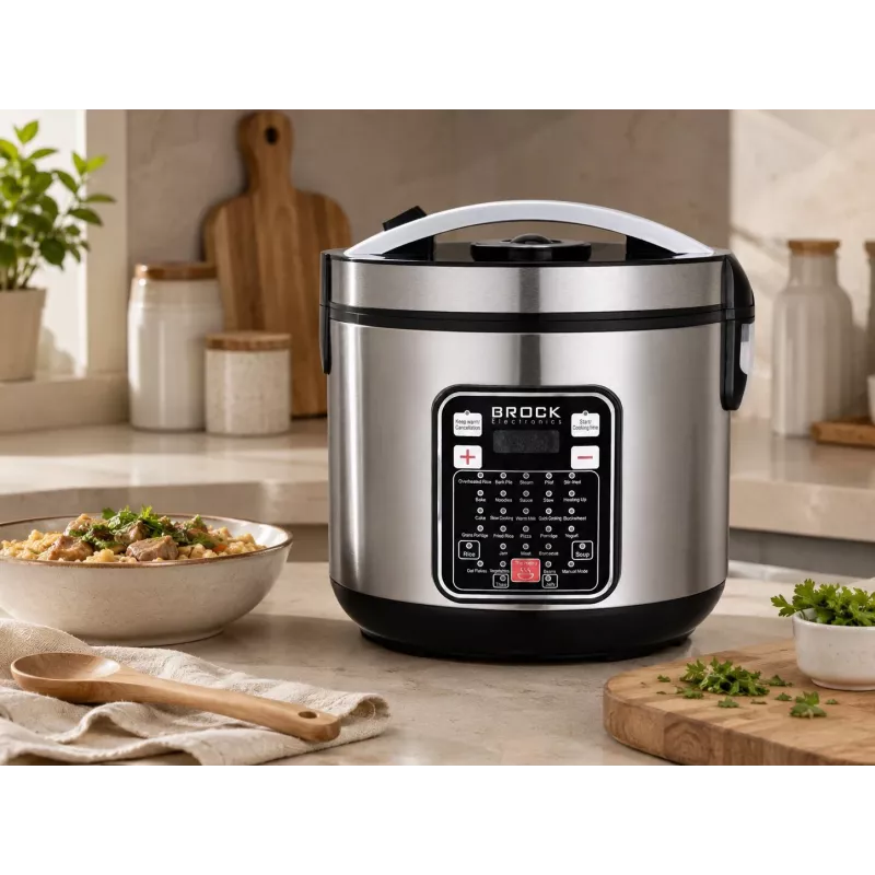 Brock MC 3203 Olla multifunción 5L 900W Negro/Acero inoxidable