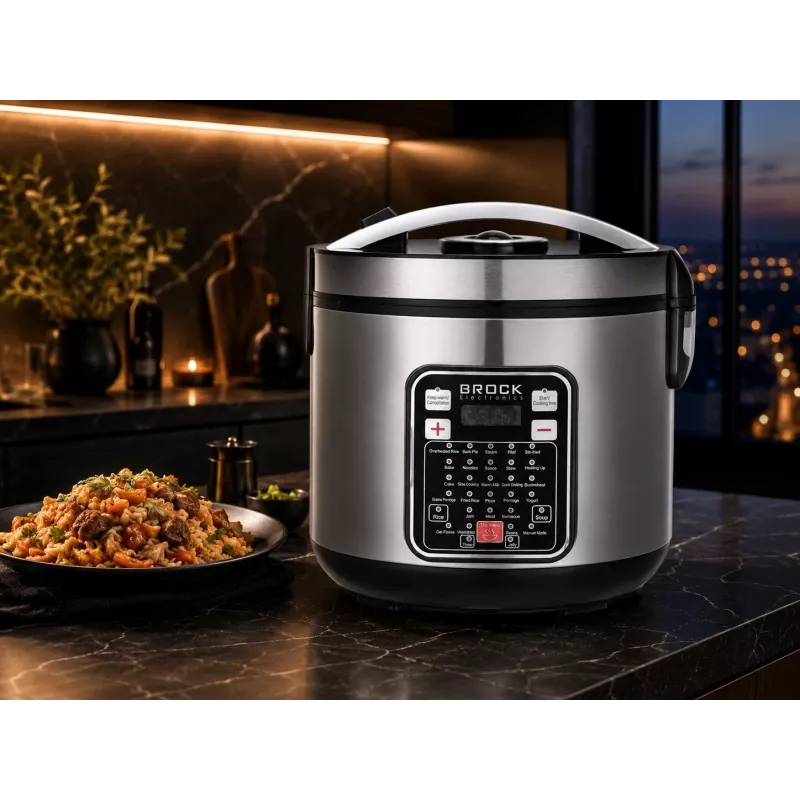 Brock MC 3203 Olla multifunción 5L 900W Negro/Acero inoxidable