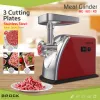Brock MG 1601 RD picadora de carne 1400W, rojo/acero