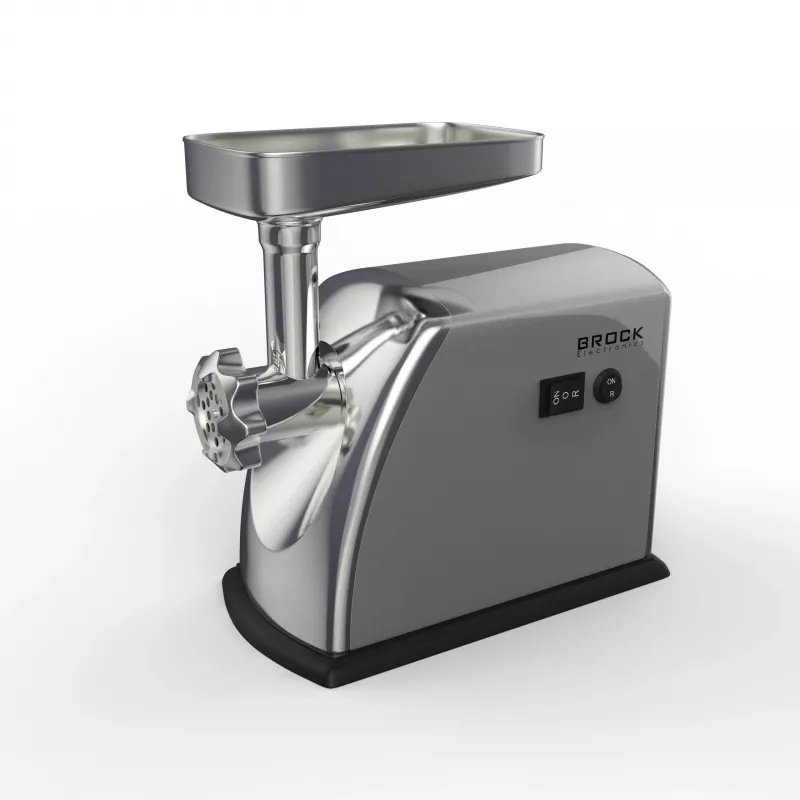 Brock MG 1601 SS picadora de carne 1400W, rojo/acero