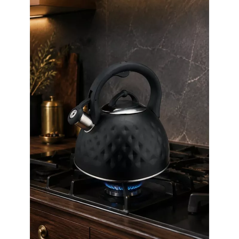 Brock MWK 002 BK La Cuisinette Hervidor 2,7L negro/acero inoxidable
