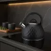 Brock MWK 003 BK La Cuisinette Hervidor eléctrico 2,5 L 2200 W Negro/Acero