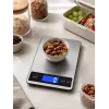 Brock SKS 1008 Báscula de cocina digital en formato grande con pantalla LED