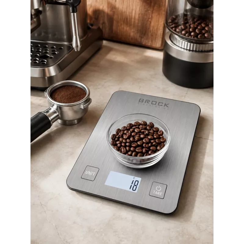 Brock SKS 1009 báscula de cocina digital con pantalla LED