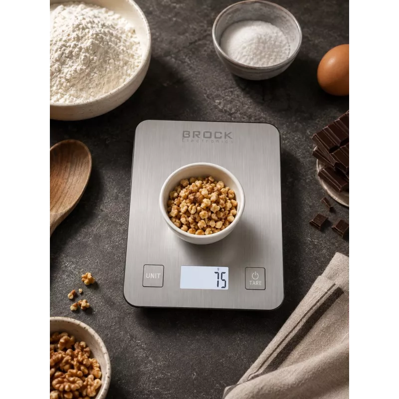 Brock SKS 1009 báscula de cocina digital con pantalla LED