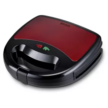 Brock SSM 2001 RD Tostadora de sándwiches 750W Rojo