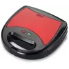 Brock SSM 2003 RD Sandwichera, gofrera y parrilla 3 en 1, 750 W, Negro/Rojo