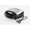 Brock SSM 2004 SS Máquina 3 en 1 para sándwiches, gofres y pastas de nuez, 750W, Negro/Acero inoxidable