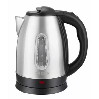 Brock WK 0601 SS hervidor eléctrico, 1,8 L, 1500 W, acero inoxidable