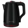 Brock WK 5518 BK Hervidor eléctrico 2,0L 1500W negro con base inalámbrica 360°