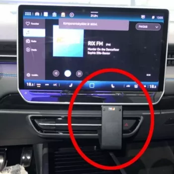 Brodit Soporte ProClip para Volkswagen ID.7 (2024-2026) - soporte para salpicadero, volante a la izquierda