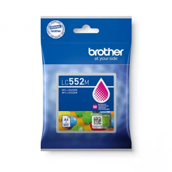 Brother LC-552M cartucho de tinta original magenta alcance estándar 500 páginas