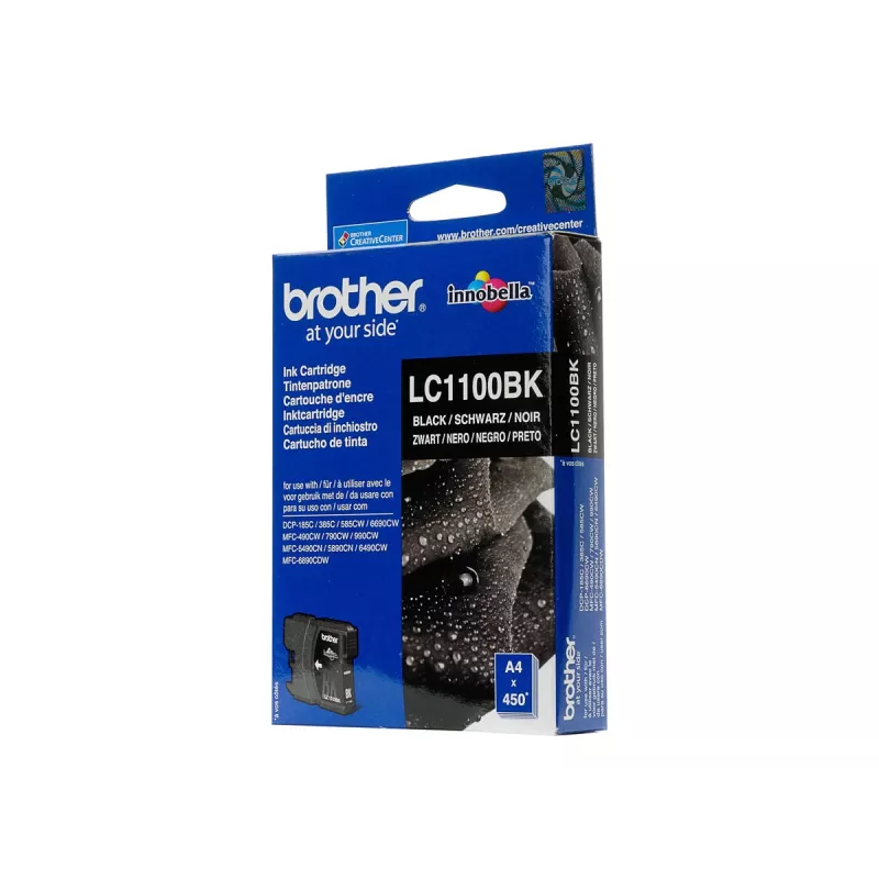 Brother LC1100BK Cartucho de tinta original Negro (300 páginas)