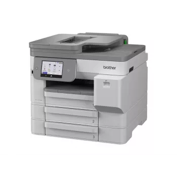 Impresora multifunción de inyección de tinta color A3 Brother MFC-J5117DW con impresión, copia, escaneo, fax, dúplex, Wi-Fi, Ethernet, USB, bandeja de papel de 250 hojas, ADF de 50 hojas, pantalla táctil, Blanco