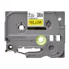 Brother P-touch TZS611 cinta laminada extraadhesiva 6mm negro sobre transparente 8m