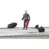 BRUDER bworld bombero con accesorios (azul/amarillo) figura de acción escala 1:16