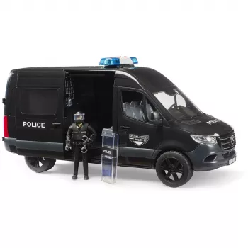 BRUDER bworld MB Sprinter Police Special Forces furgoneta 1:16 con luz y sonido
