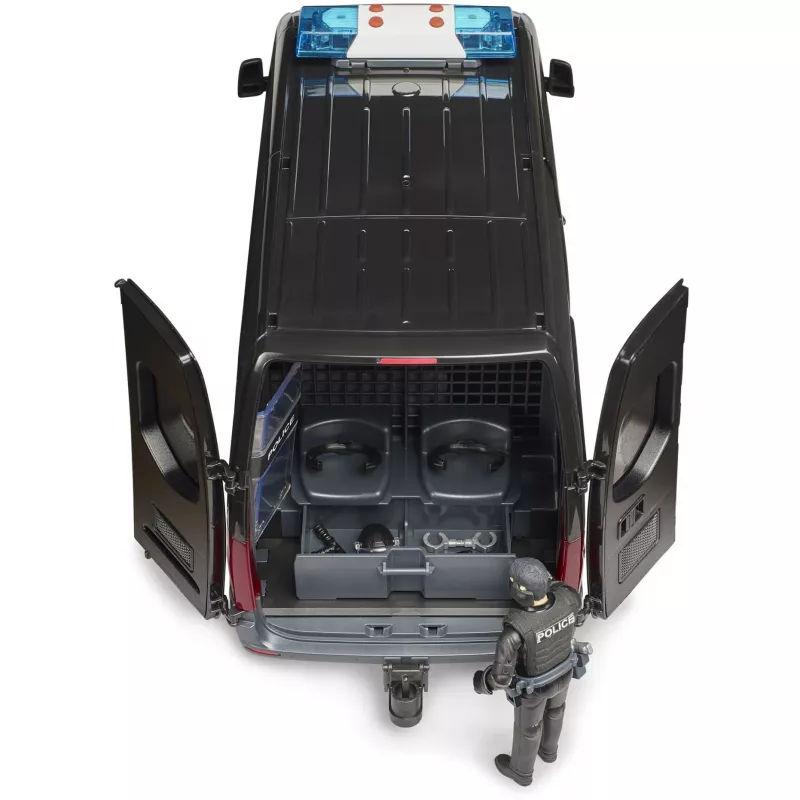 BRUDER bworld MB Sprinter Police Special Forces furgoneta 1:16 con luz y sonido