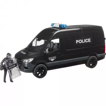 BRUDER bworld MB Sprinter Police Special Forces furgoneta 1:16 con luz y sonido