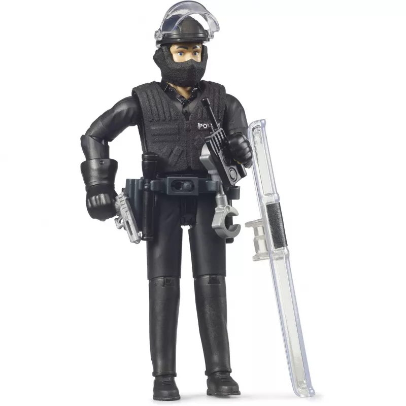 BRUDER bworld figura de acción Police Special Forces