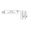 Brumberg 17251000 driver LED DALI rectangular blanco 80W 230V 24V