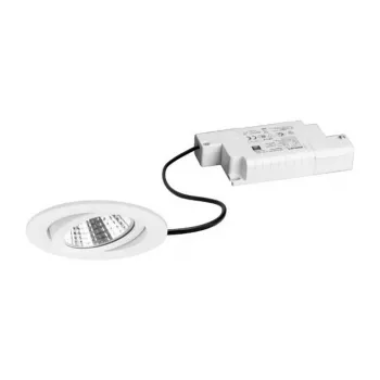 Brumberg 39363173 BB03 foco LED empotrable redondo blanco 6W 230V regulable por corte de fase orientable