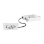 Brumberg 39365073 set de focos LED empotrables BB05 cuadrado blanco 3000K 6W 230V regulable por fase orientable
