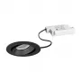 Brumberg 39379183 set de focos empotrables BB35 redondo negro 830 fase 7W 230V orientable foco LED empotrable