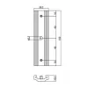 BRUMBERG 87116070 Conector mecánico para carril de 3 fases ONETRACK DALI, exterior, blanco
