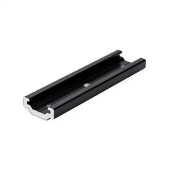 BRUMBERG 87116080 Conector longitudinal para sistema de carriles de 3 fases, negro