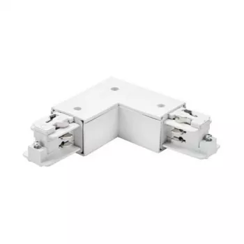 Brumberg 87126070 ONETRACK DALI SL 90° Conector en esquina de 3 fases para iluminación de carril, Blanco
