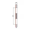 Conector flexible para carril trifásico Brumberg 87131080, negro