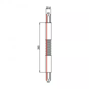 Conector flexible para carril trifásico Brumberg 87131080, negro